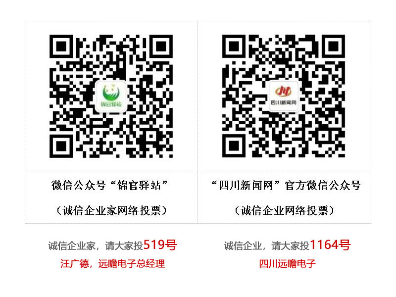 祝賀遠瞻電子通過四川“誠信企業家”及“誠信企業”初審